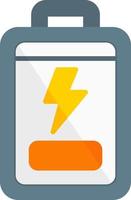 Low Battery Creative Icon Design vector