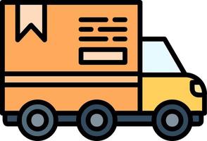 Delivery Truck Creative Icon Design vector