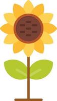 Sunflower Creative Icon Design vector