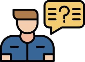 Question Creative Icon Design vector