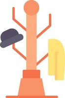 Coat Stand Creative Icon Design vector