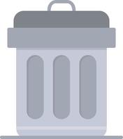 Trash Bin Creative Icon Design vector