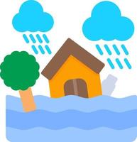 Flood Creative Icon Design vector