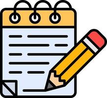 Notepad Creative Icon Design vector