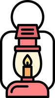 Lantern Creative Icon Design vector