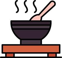 Hot Soup Creative Icon Design vector