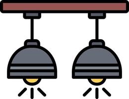 Ceiling Lamp Creative Icon Design vector