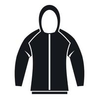 Sweatshirt icon, simple style vector