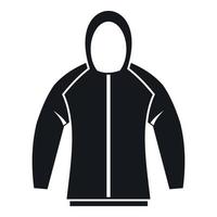 icono de sudadera, estilo simple vector