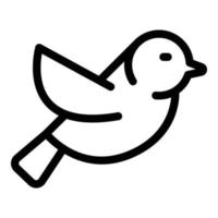 Sparrow bird icon outline vector. Animal tree vector