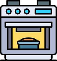 diseño de icono creativo de horno vector