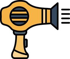 Hair Dryer Creative Icon Design vector