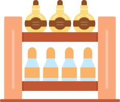 Bottle Rack Creative Icon Design vector