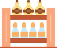 Bottle Rack Creative Icon Design vector