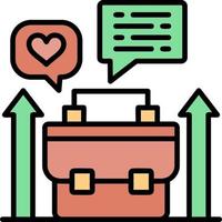 Job Promotion Creative Icon Design vector