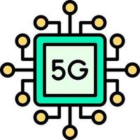 5g Creative Icon Design vector