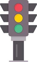 Traffic Light Creative Icon Design vector