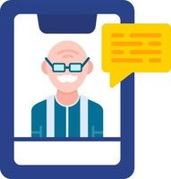 Video Call Creative Icon Design vector