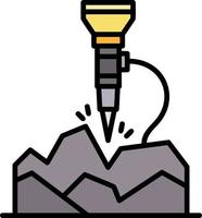 Mining Creative Icon Design vector