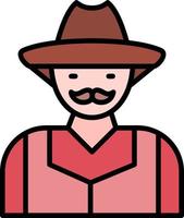 Farmer Creative Icon Design vector