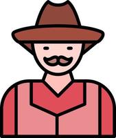 Farmer Creative Icon Design vector