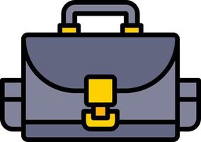 Camera Bag Creative Icon Design vector