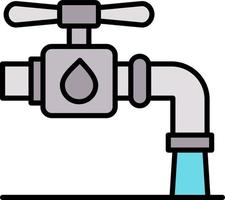 Faucet Creative Icon Design vector