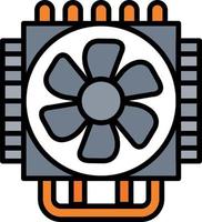 Heatsink Creative Icon Design vector