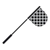 Fishing net icon, simple style vector