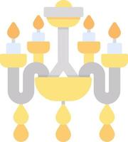 Chandelier Creative Icon Design vector