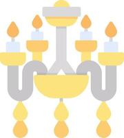 Chandelier Creative Icon Design vector