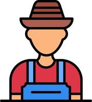 Farmer Creative Icon Design vector