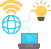 Internet Of Things Creative Icon Design vector