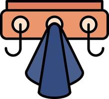 Coat Rack Creative Icon Design vector