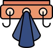 Coat Rack Creative Icon Design vector