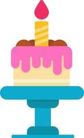 Birthday Cake Creative Icon Design vector