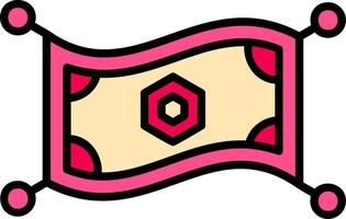 Magic Carpet Creative Icon Design vector