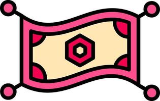 Magic Carpet Creative Icon Design vector