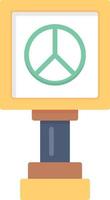 diseño de icono creativo de signo de paz vector