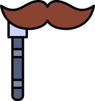 diseño de icono creativo de bigote vector