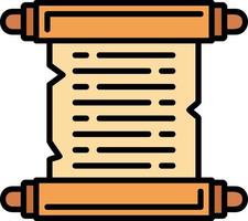 Scroll Creative Icon Design vector