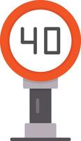 Speed Sign Creative Icon Design vector