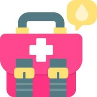 First Aid Kit Creative Icon Design vector