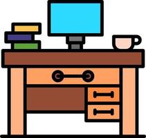 Desk Creative Icon Design vector