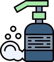 Shampoo Creative Icon Design vector