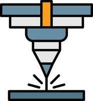 Laser Creative Icon Design vector