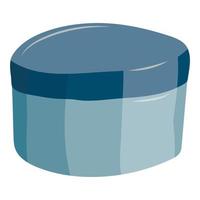 Cosmetic box icon, cartoon style vector