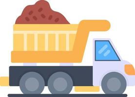 Dump Truck Creative Icon Design vector