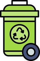 Recycle Bin Creative Icon Design vector