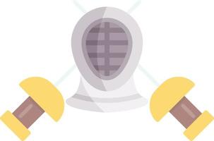 Fencing Creative Icon Design vector